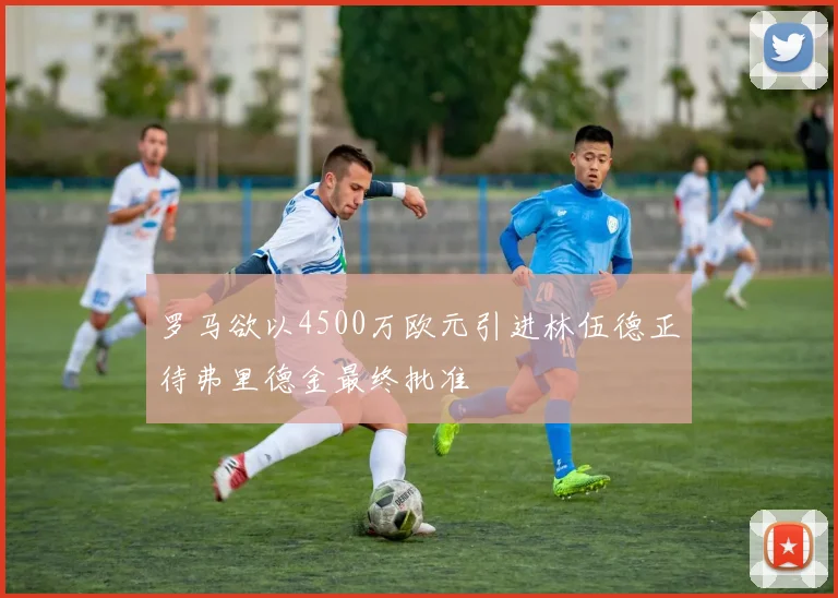 罗马欲以4500万欧元引进林伍德正待弗里德金最终批准
